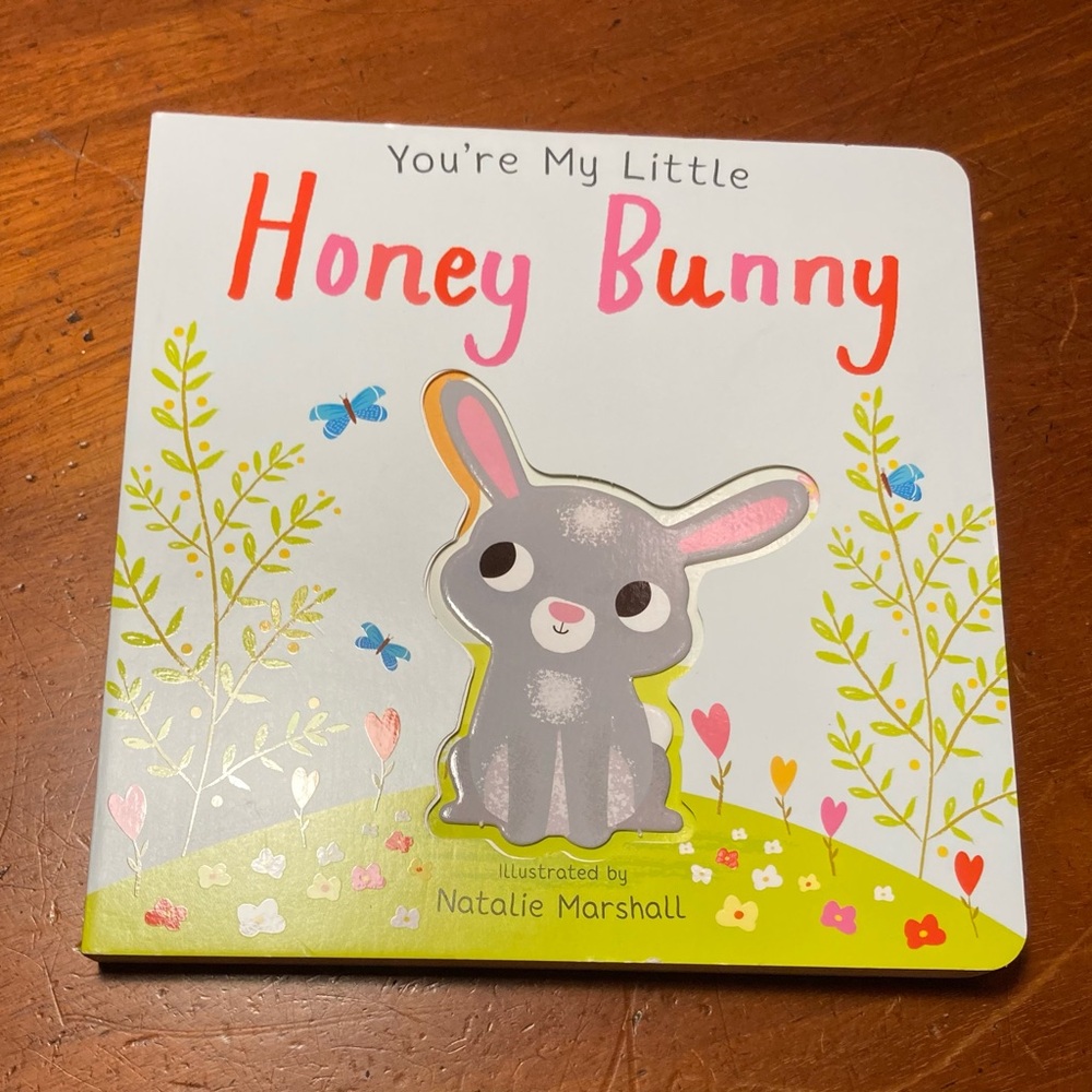Your My Little Honey Bunny, child’s colorful rhyming board illustrated book